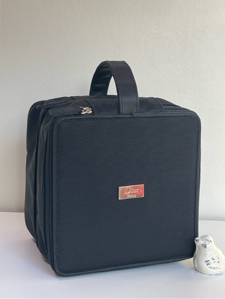 Dior Black Beauty Pouch Travel Case